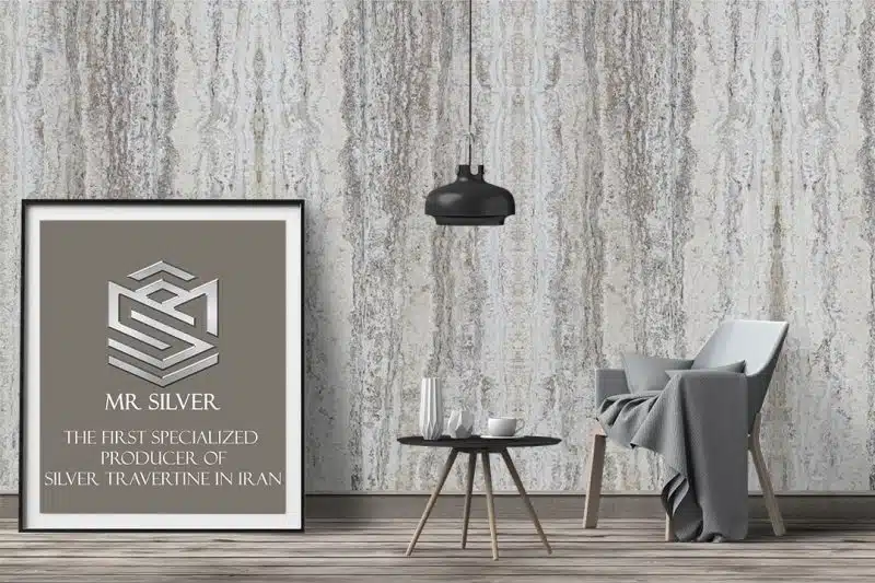 سنگ سیلور تراورتن کد 2005 | Silver travertine code 2005