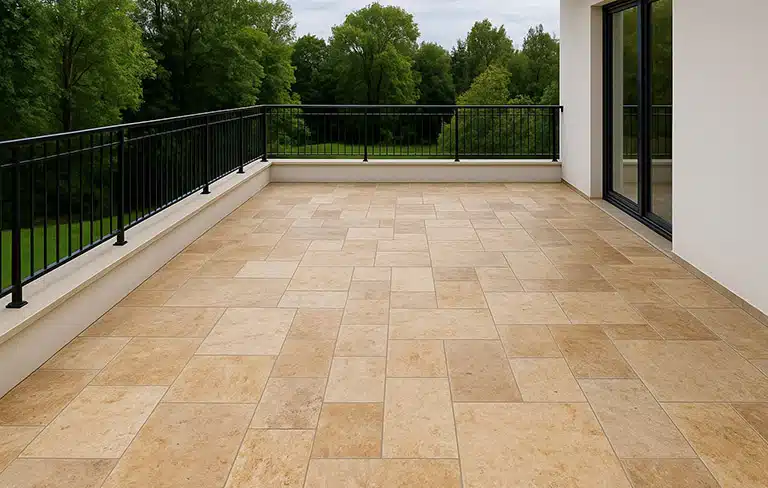 Types of Stones for Terraces and Balconies | انواع سنگ مناسب برای تراس و بالکن: راهنمای انتخاب اصولی