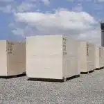 کوپ سنگ تراورتن کرم رامشه | Ramsheh Cream Travertine Block