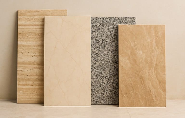 انواع سنگ پلاک و کاربردهای آن در ساختمان | Types of Stone Slabs and Their Applications in Construction